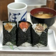 カレー、明太子、鳥唐揚