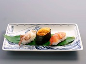 海運三昧軍艦盛り合わせ