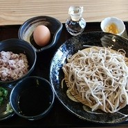 生田村そば、卵かけご飯