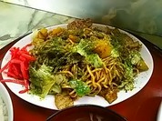 やきそば定食の焼きそば