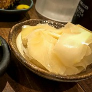 お寿司屋さんのガリ