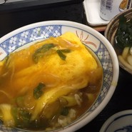 丼とミニうどんのサービスランチ