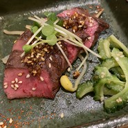 和牛ハツの炙り焼き