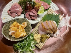 鳥刺し全部盛り