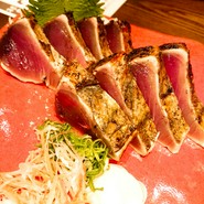 鰹の藁焼き