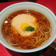 とろろ月見蕎麦 シメに〜
