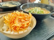 ミニかき揚げ丼と蕎麦