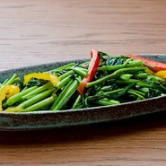 空心菜炒め