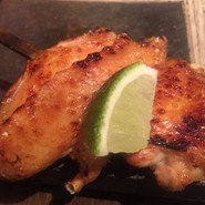 もみじお燗酒白ワイン焼鳥