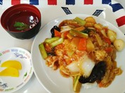 中華丼。道の駅庄和のレストラン。