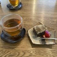 デザートは3種から選べました✨ほうじ茶のティラミス濃厚で美味しかったです🍰