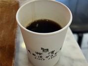 ちょうどいい量の一杯のコーヒー！
