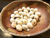 季節限定　塩炒り銀杏
