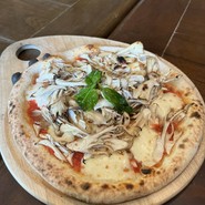 舞茸のピッツァ