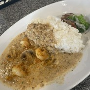 エビのホワイトカリー