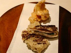 ワインと天ぷら　MAEYASHIKI