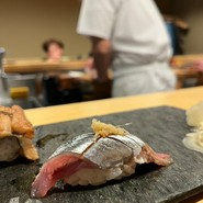 秋刀魚握り
