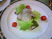 ヒラメのカルパッチョ