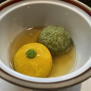 南瓜とズンダの真薯