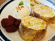 フレンチトースト苺コンポート