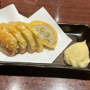 揚げたて辛子レンコン