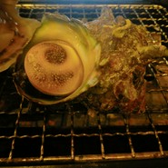 サザエ　浜焼き