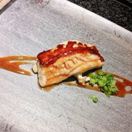 ランチコース　穴子(下にクリームチーズ)