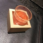 ランチコース　お口直し　ぶどう酢