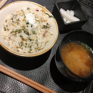 ランチコース　大葉のガーリックライス