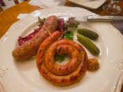 自家製ソーセージの盛り合わせ（美濃けんとん使用）