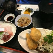 日替わり定食(トビウオのフライ)