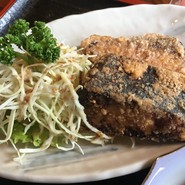 日替わり定食の ブリの竜田揚げ