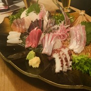 刺身の盛り合わせ3名分