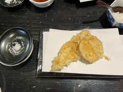 穴子とさつまいもの天ぷら