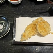 穴子とさつまいもの天ぷら