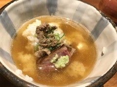 牛肉スープ茶漬け