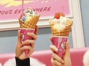 ワッフルコーンサンデー