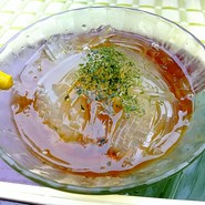 夏はところてんで一休み。