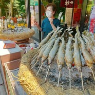 鮎の塩焼きなども…
