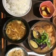 鳥となすのゆずみぞれ煮