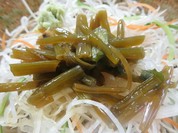 葉わさびの醤油漬け