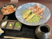冷やしぶっかけ茶蕎麦膳