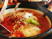 夫婦でふーふー、味噌担々麺と味噌ラーメン