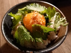 大葉たまごかけご飯