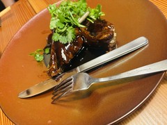 黒酢スペアリブ