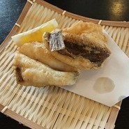 閖上手のひらカレイのから揚げ