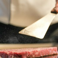 和牛鉄板焼きおきに