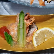 海老と蛤のジュレ