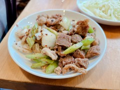 ラム肉炒め（山椒）