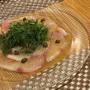 鮮魚のカルパッチョ
